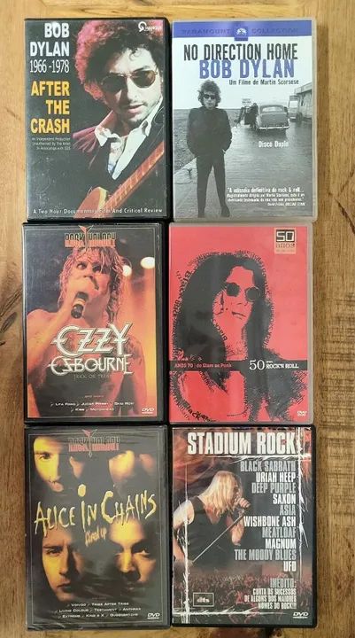 DVD's Musicais Rock