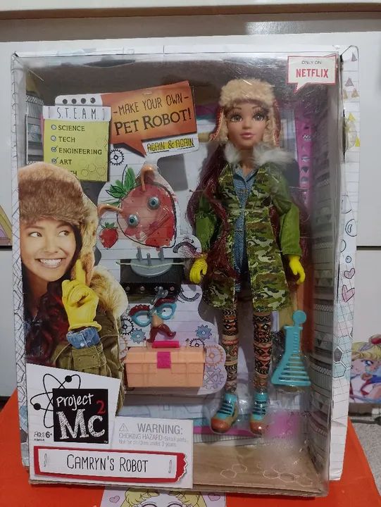 Boneca project Mc² Netflix articulada marca MGA