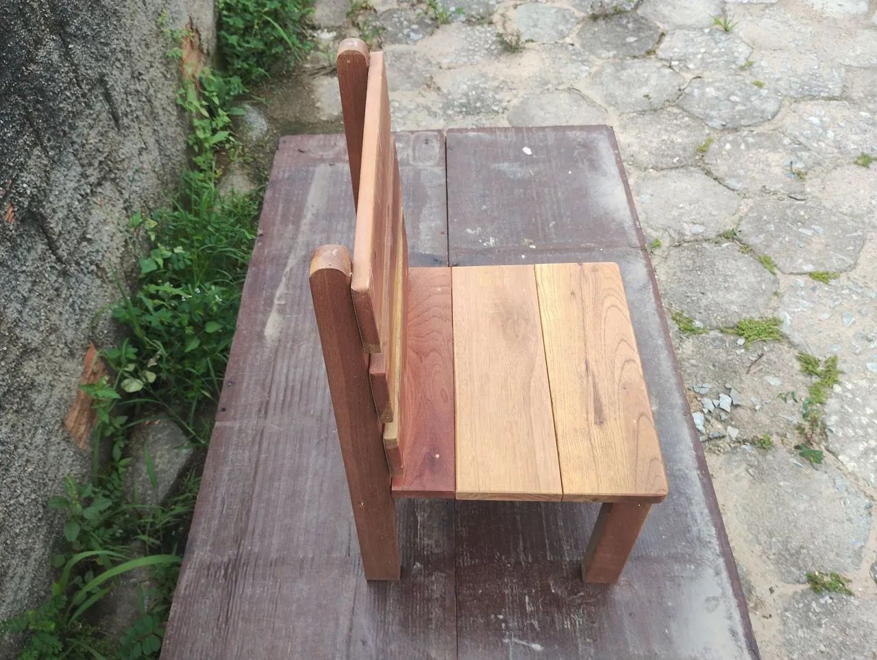 Cadeira infantil de madeira  - Foto 3