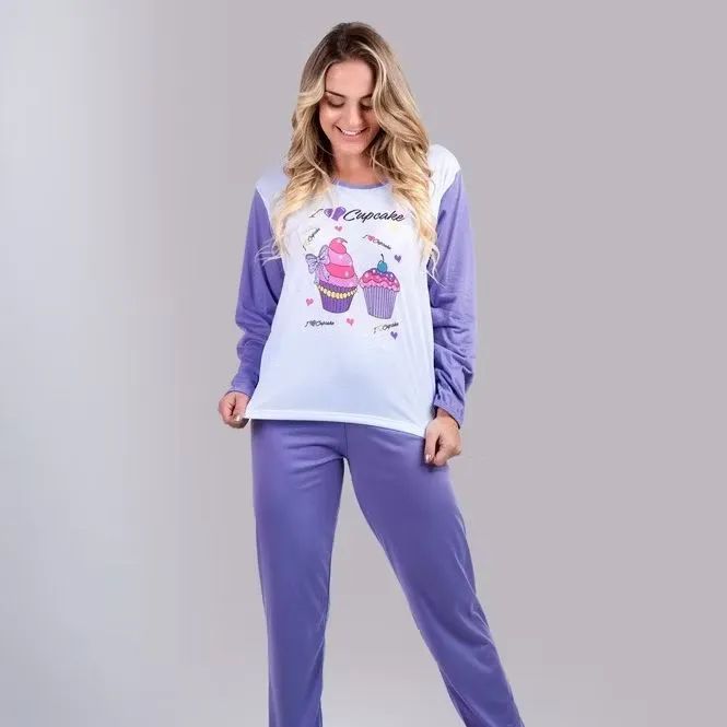 Pijama feminino Cupcake - Novo