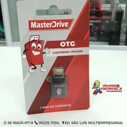 Adaptador Conector OTG Lightning Para iPhone - MasterDrive em São Luís ma - Foto 4