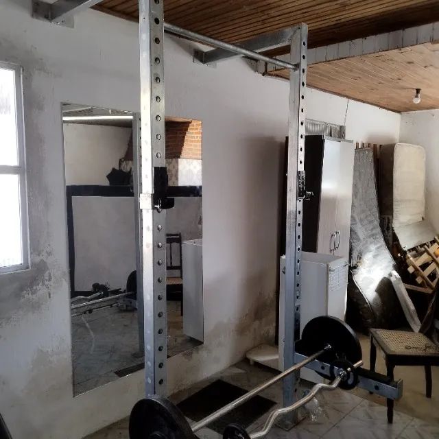 Gaiola de agachamento e supino - Foto 2