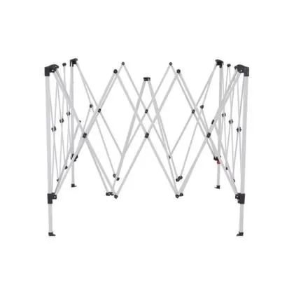 Tenda Gazebo 3x3M Dobravel Alum Preto Bel Fix  - Foto 6