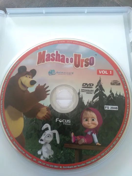 DVD com série de desenhos de Masha e o Urso - Foto 4