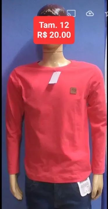 Vendo camisas/blusas 100% algodão  - Foto 2