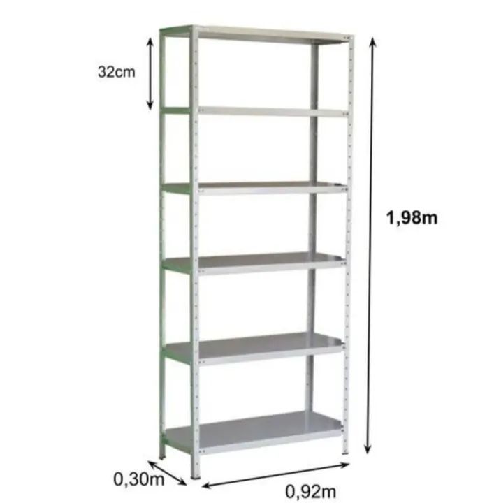 Estante aço 30 cm 