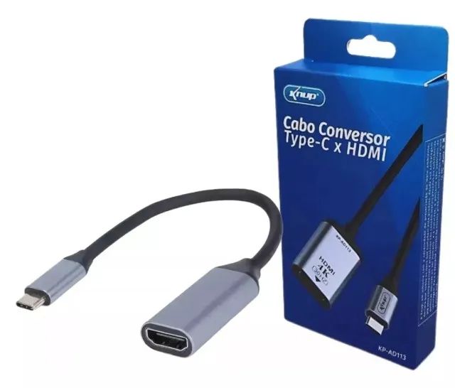 Cabo Conversor Adaptador Usb Tipo C Para Hdmi 4k - Foto 5