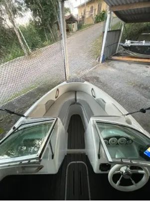 Lancha Sunbird Bayliner 170 - Optimax 115hp - troco por carro ou moto - Foto 10