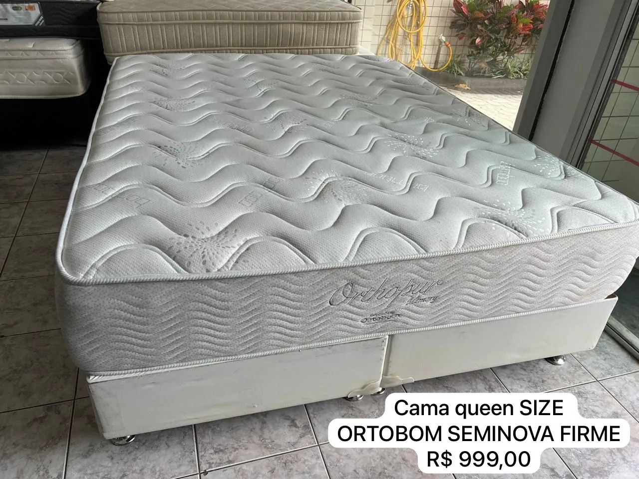 Cama Box Queen Size Ortobom- Entregamos