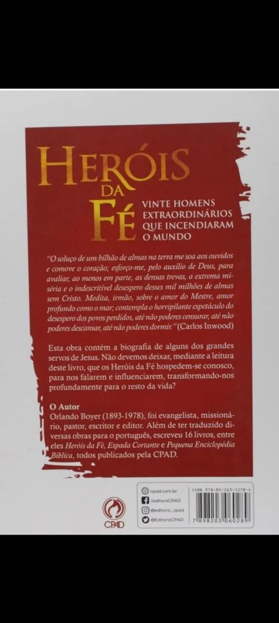 Heróis da Fé - Orlando Boyer - Foto 2