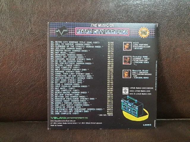 Cd Soundtrack The Music Of Retro City Rampage - Foto 3