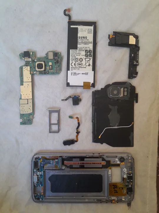 Placa mãe Samsung S7 flat sm-g930F leia o anúncio ok 