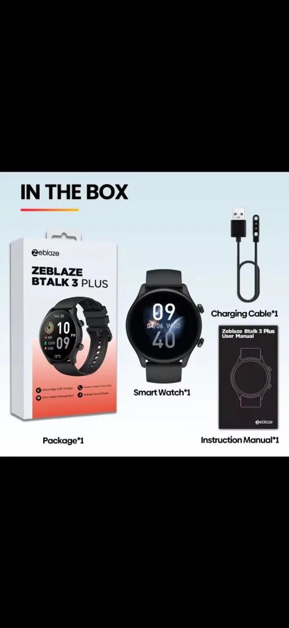 Zeblaze Btalk 3 Plus - Smartwatch com recursos incríveis! - Foto 2