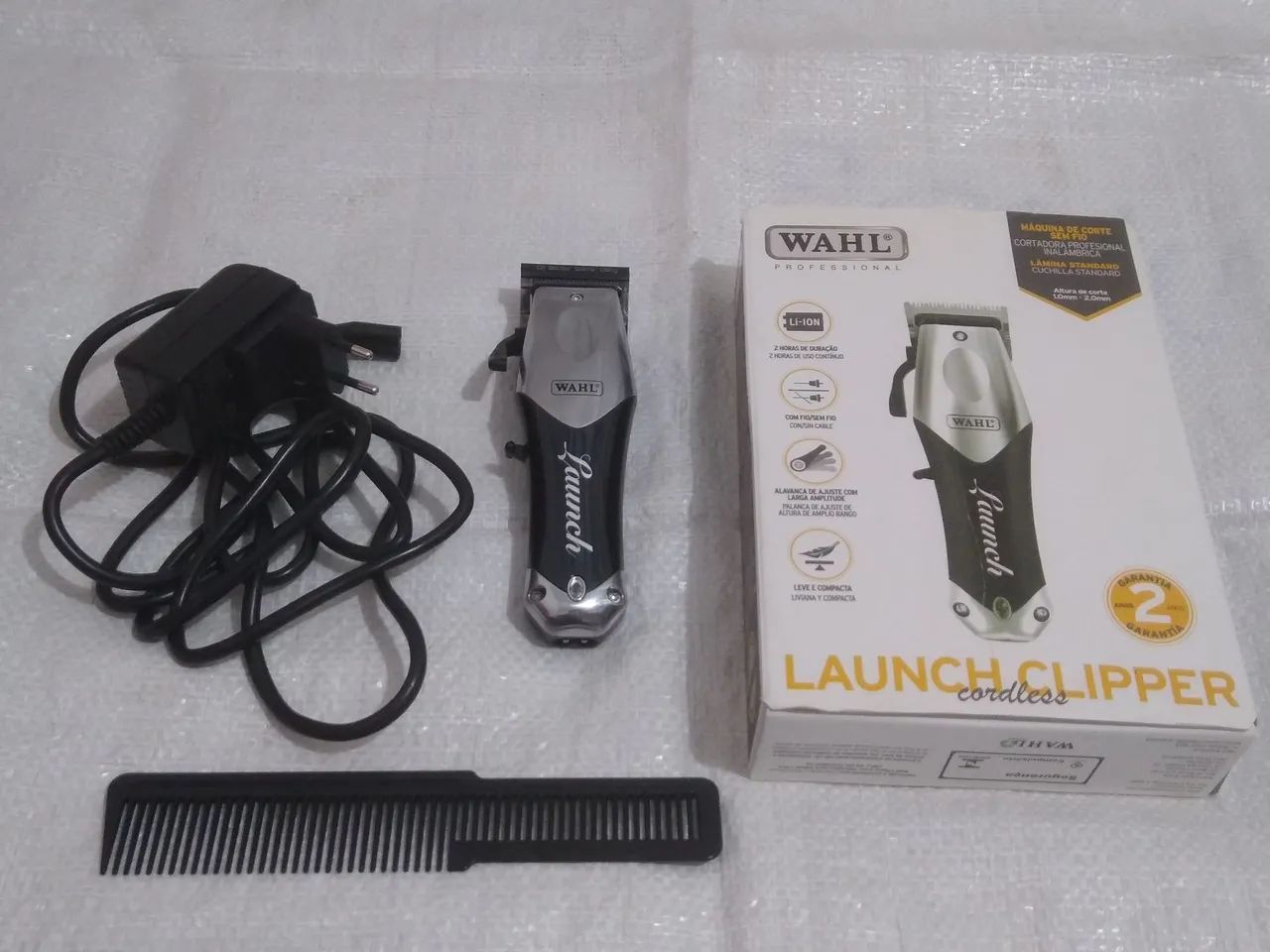 Máquina de Cortar Cabelo Wahl Launch Clipper - Sem Fio - Foto 2