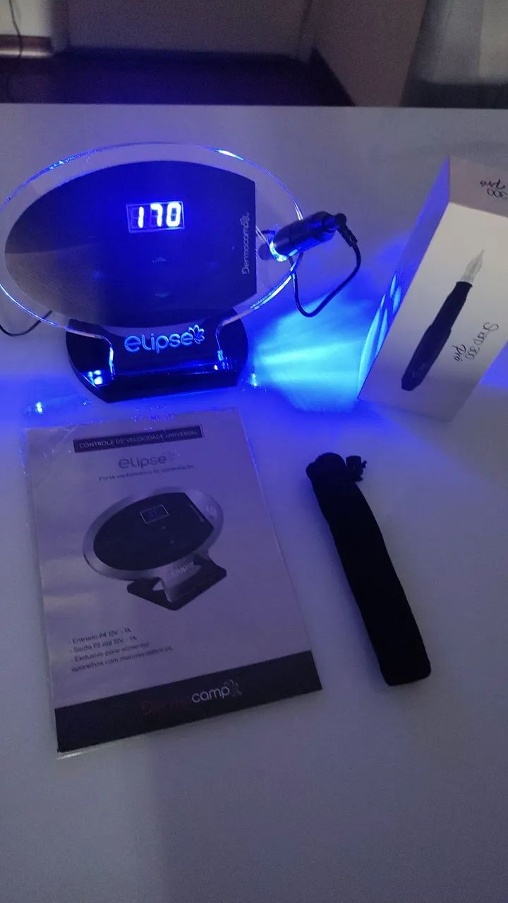 Dermógrafo Dermo Camp COMBO ELIPSE PRETO + DERMÓGRAFO SHARP PRÓ 300 BLACK/ Cristal - Foto 6