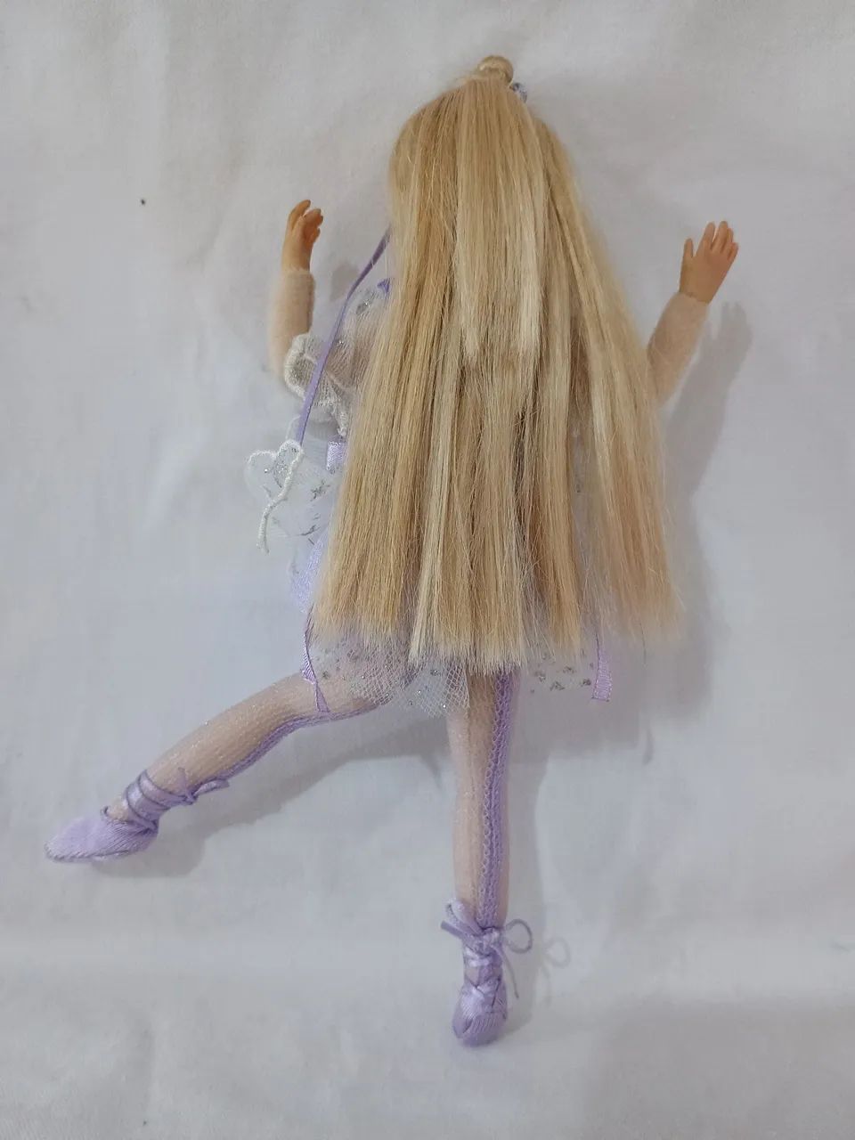 Bailarina antiga de tecido com arame  - Foto 3