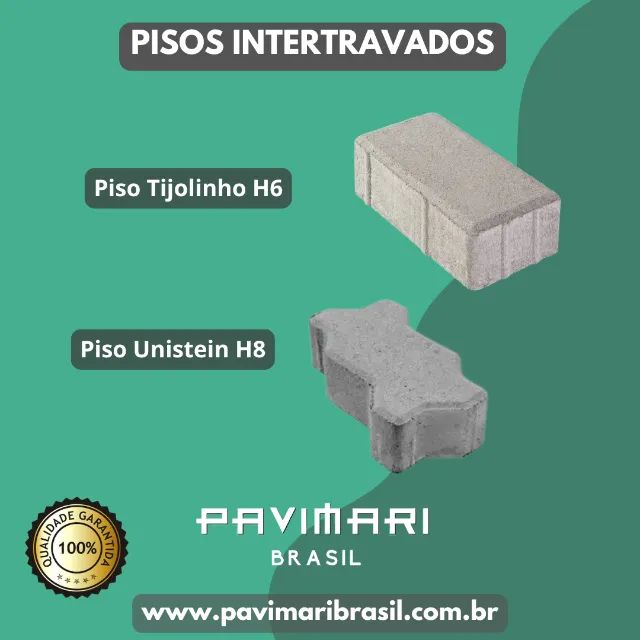 Piso Intertravado Tijolinho