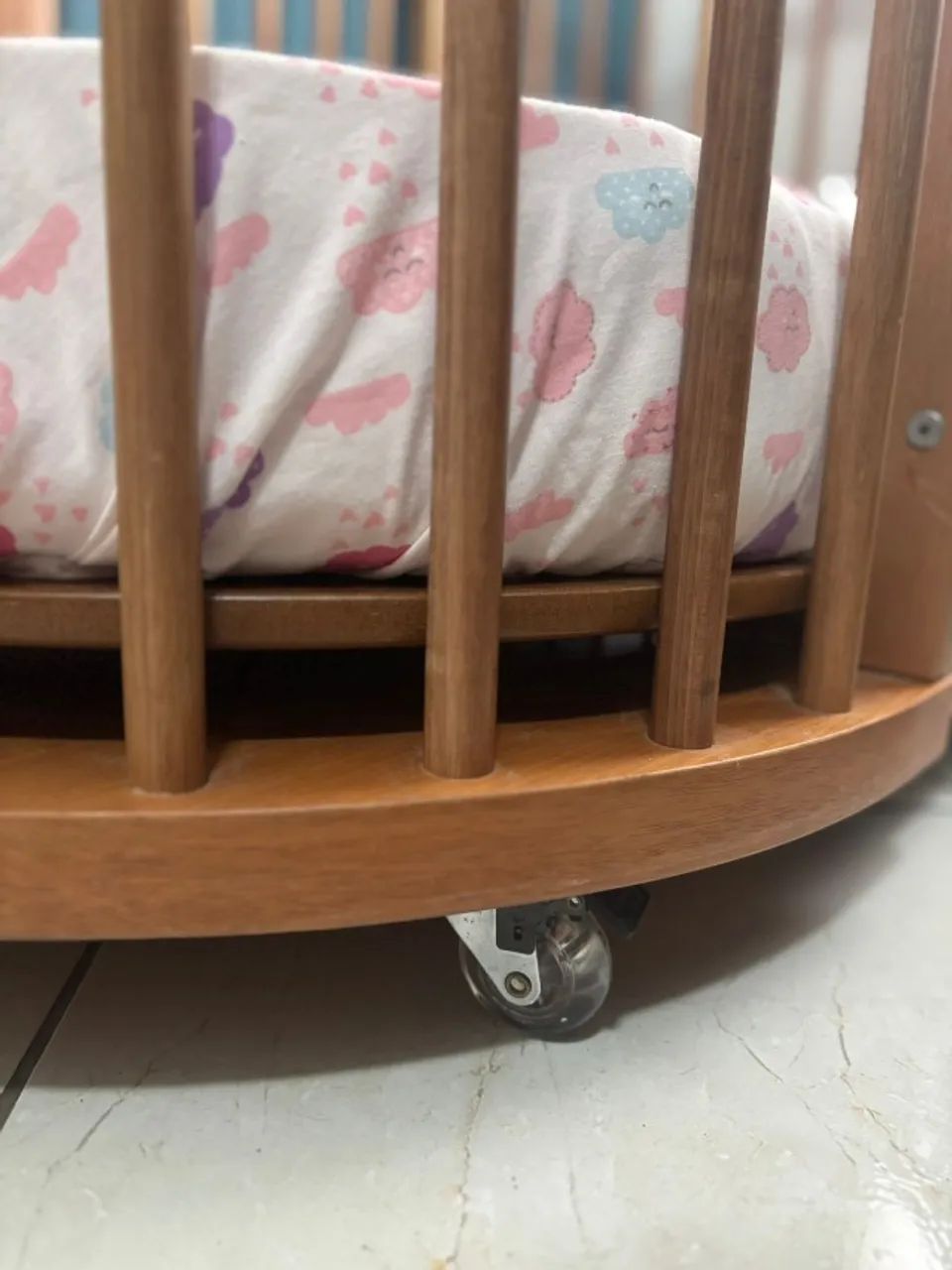 Berço Evolutivo Oval 4 em 1 Madeira - Foto 4