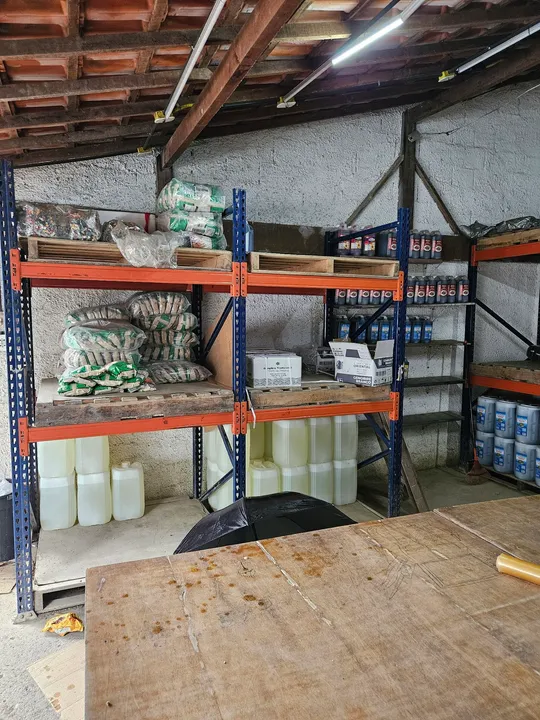 Estrutura usada porta pallets marca Mecalux