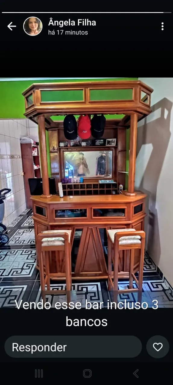 bar de madeira