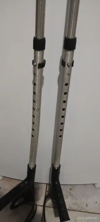 Par de Muletas canadense em alumínio  - Foto 5