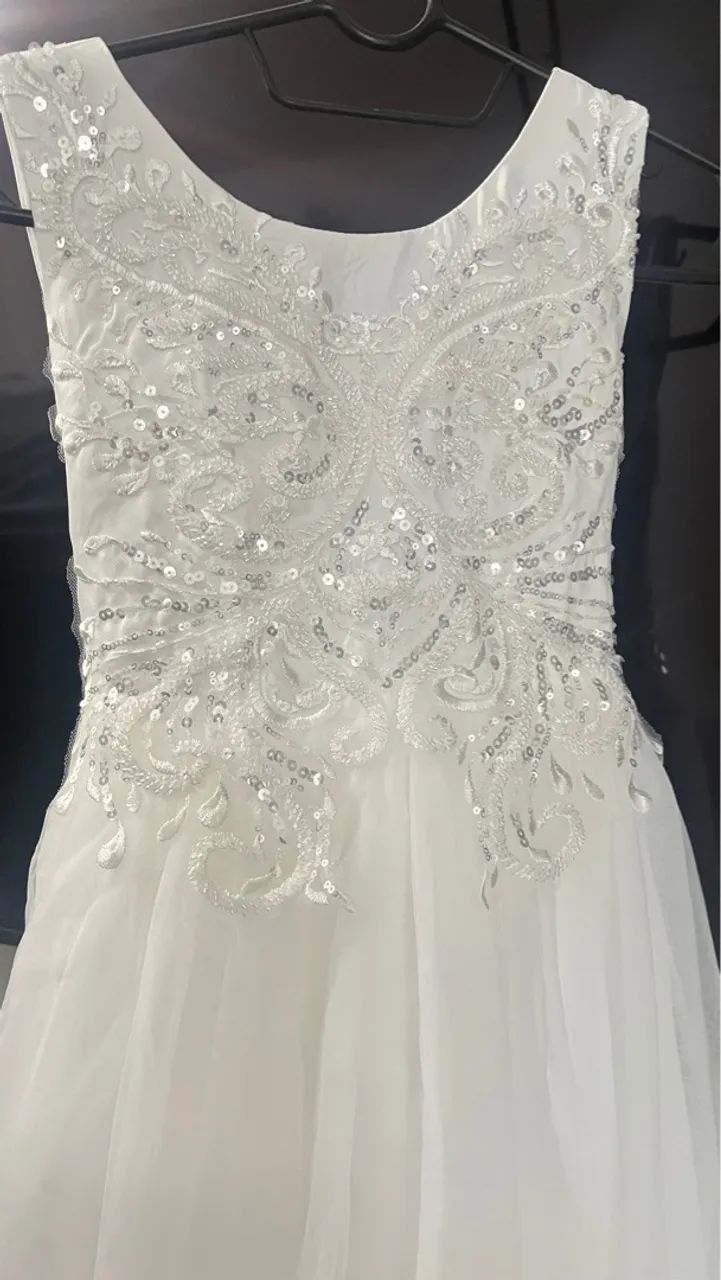 Vestido de daminha TAM 10 anos  - Foto 4