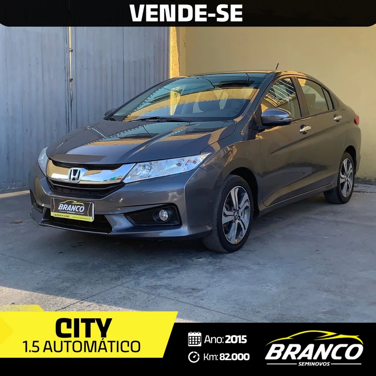 NOVIDADE! Honda City EXL 2015 - Único Dono! 