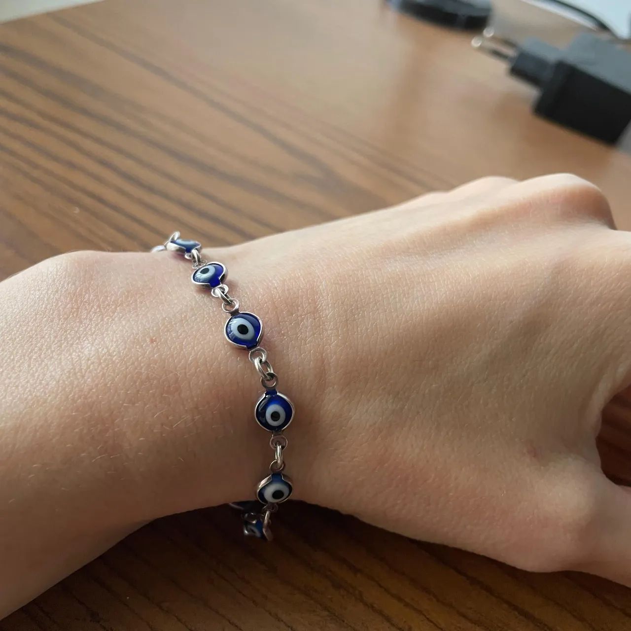 Pulseira olho grego prata 925 - Foto 3