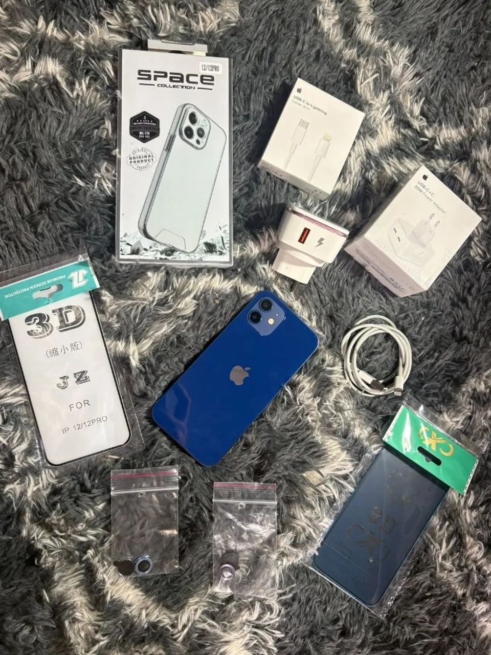 iPhone 12 64GB AZUL / AC CARTÃO ATÉ 18X - Celulares e Smartphones