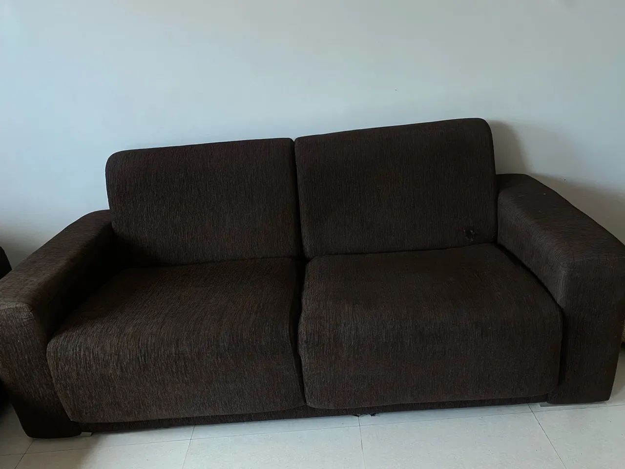 Sofá 5 Lugares Marrom -  - Foto 3