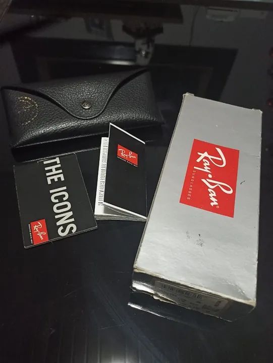 Óculos de Sol Lentes Polarizadas Ray-Ban Aviator - Foto 6