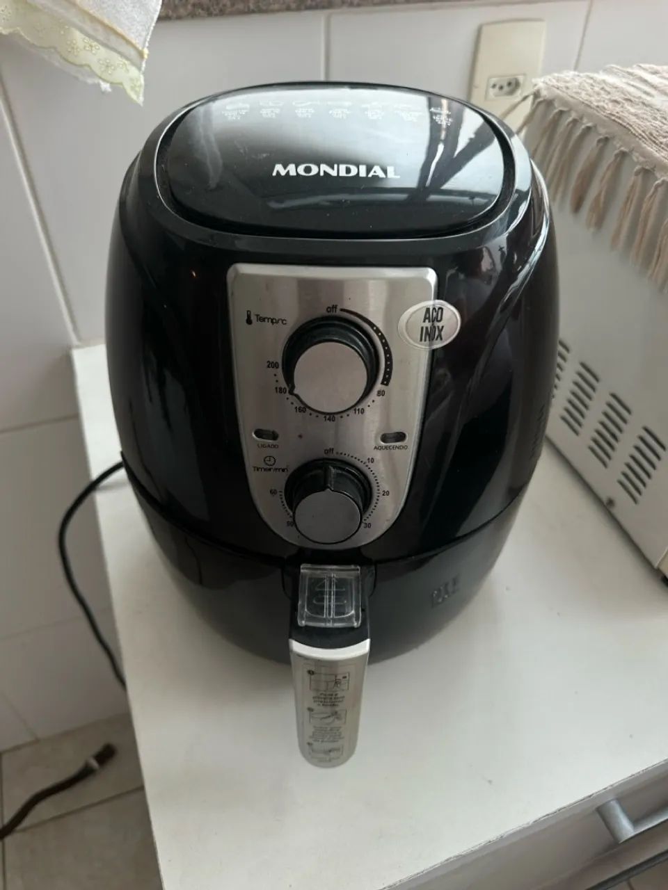 Air Fryer Mondial 3,2 Litros Aço Inox - Foto 2