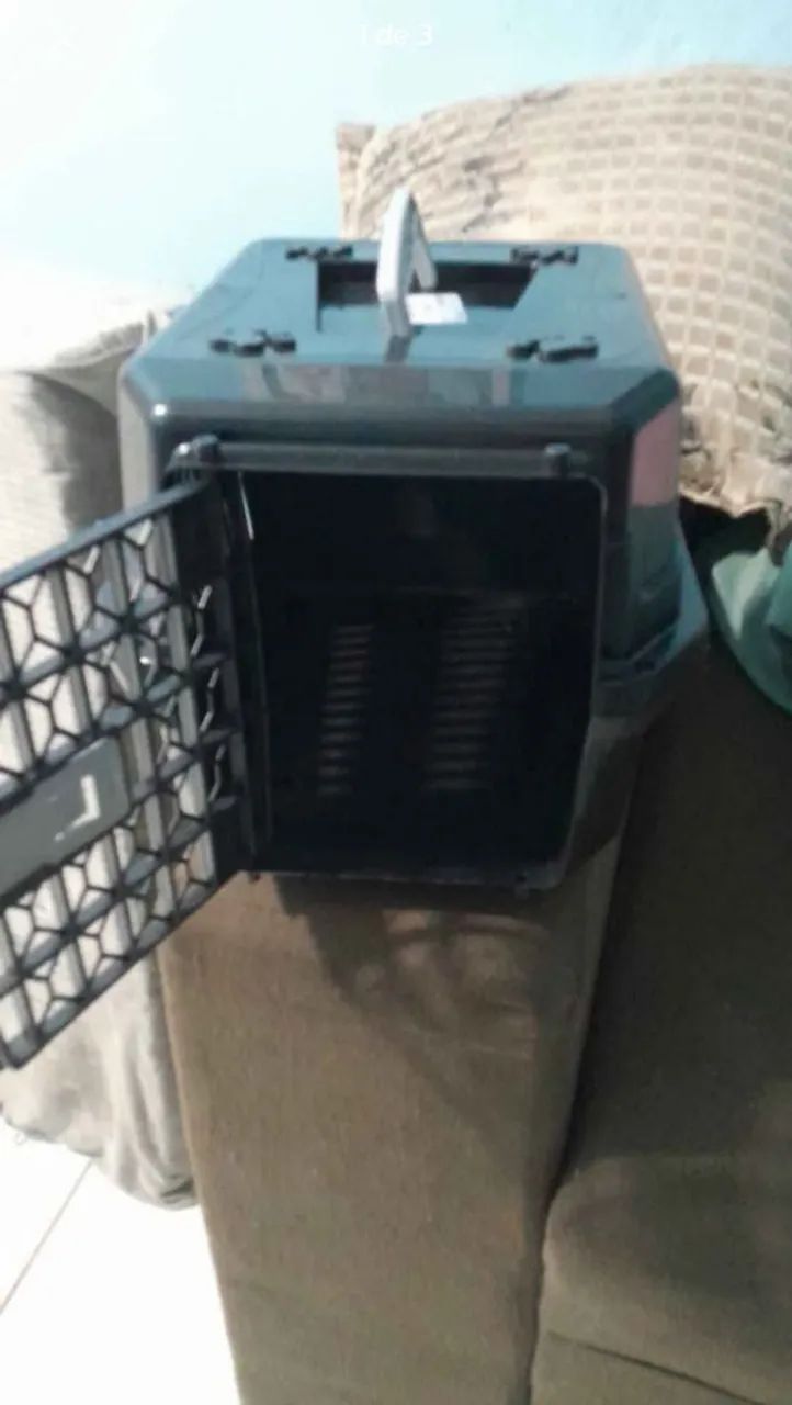 Caixa de transporte para gato filhote