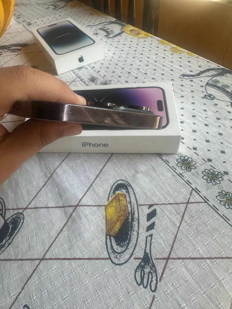 Iphone 14 Pro Max Roxo Aceito Trocas Passo Cartão - Foto 2