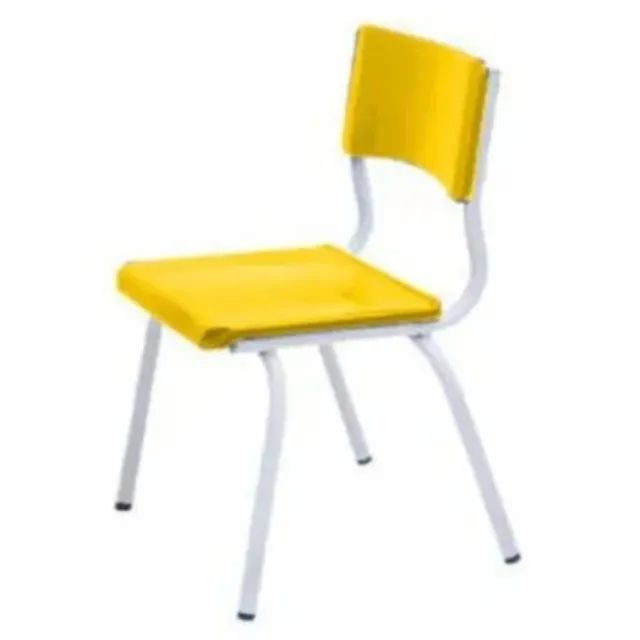 Cadeira Escolar Infantil Amarelo Confortável e Durável Modelo 41099 - Foto 2