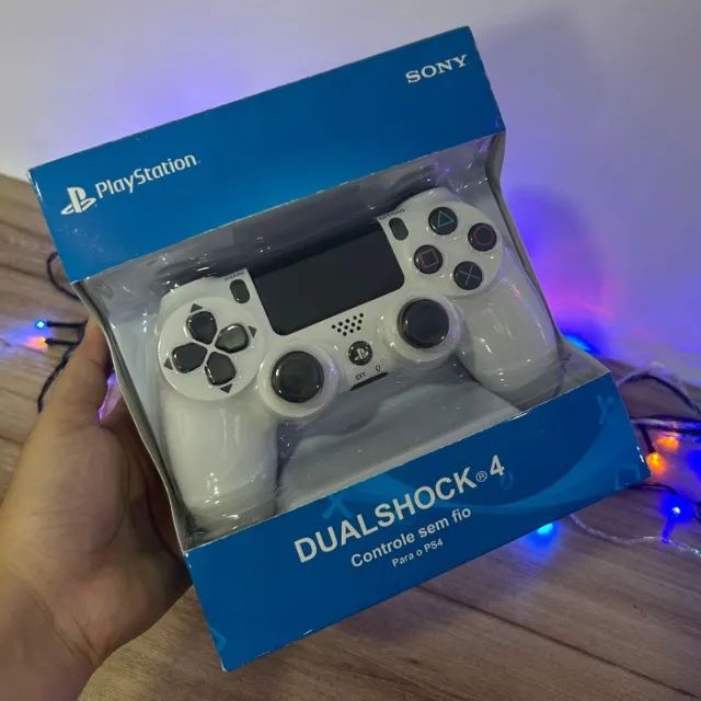 CONTROLE PS4 SONY BRANCO  