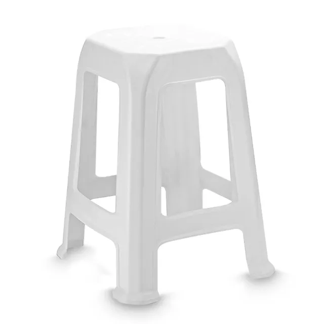 Banqueta De Plástico Branca