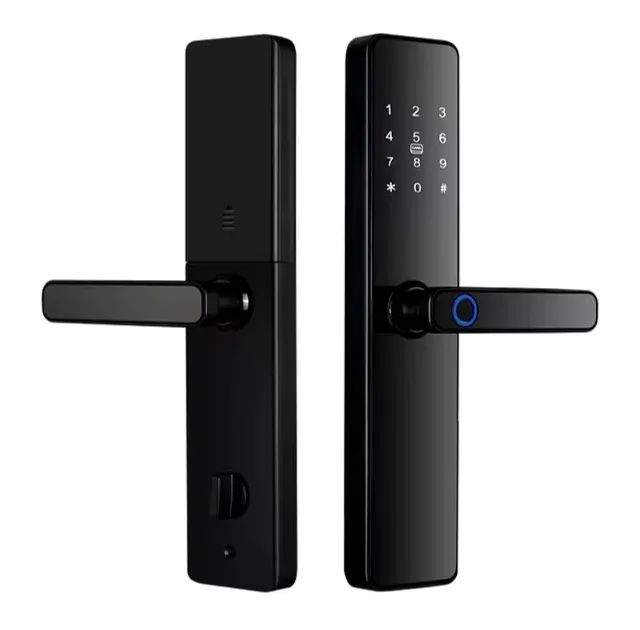 S819 smart lock impressão digital fechadura, senha
