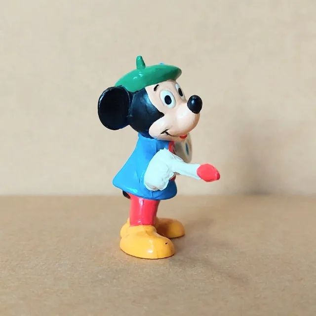 brinquedo - boneco miniatura disney mickey mouse pintor bullyland (usado) - Foto 3