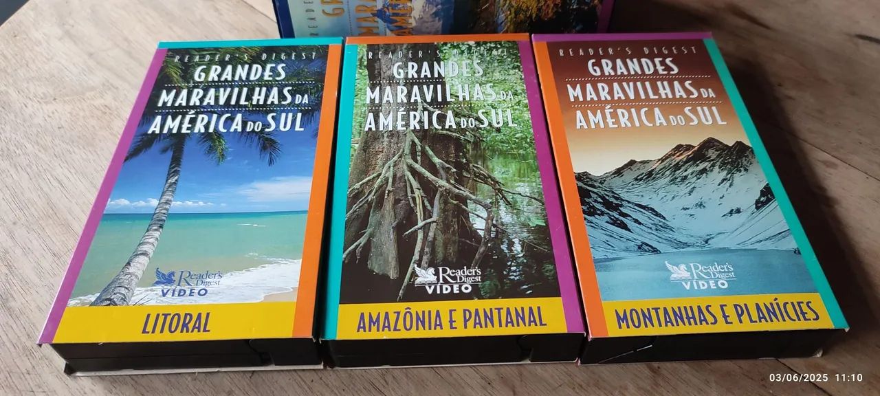 Box VHS Grande Maravilhas da América do Sul Reader's Digest - Foto 4