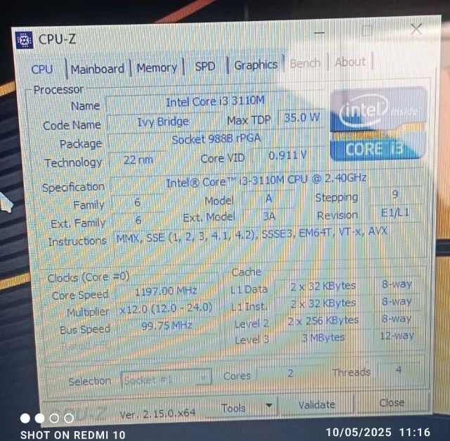 Notebook Core i3 3110M + 8GB RAM + 500HD (Leia a Descrição) - Foto 5