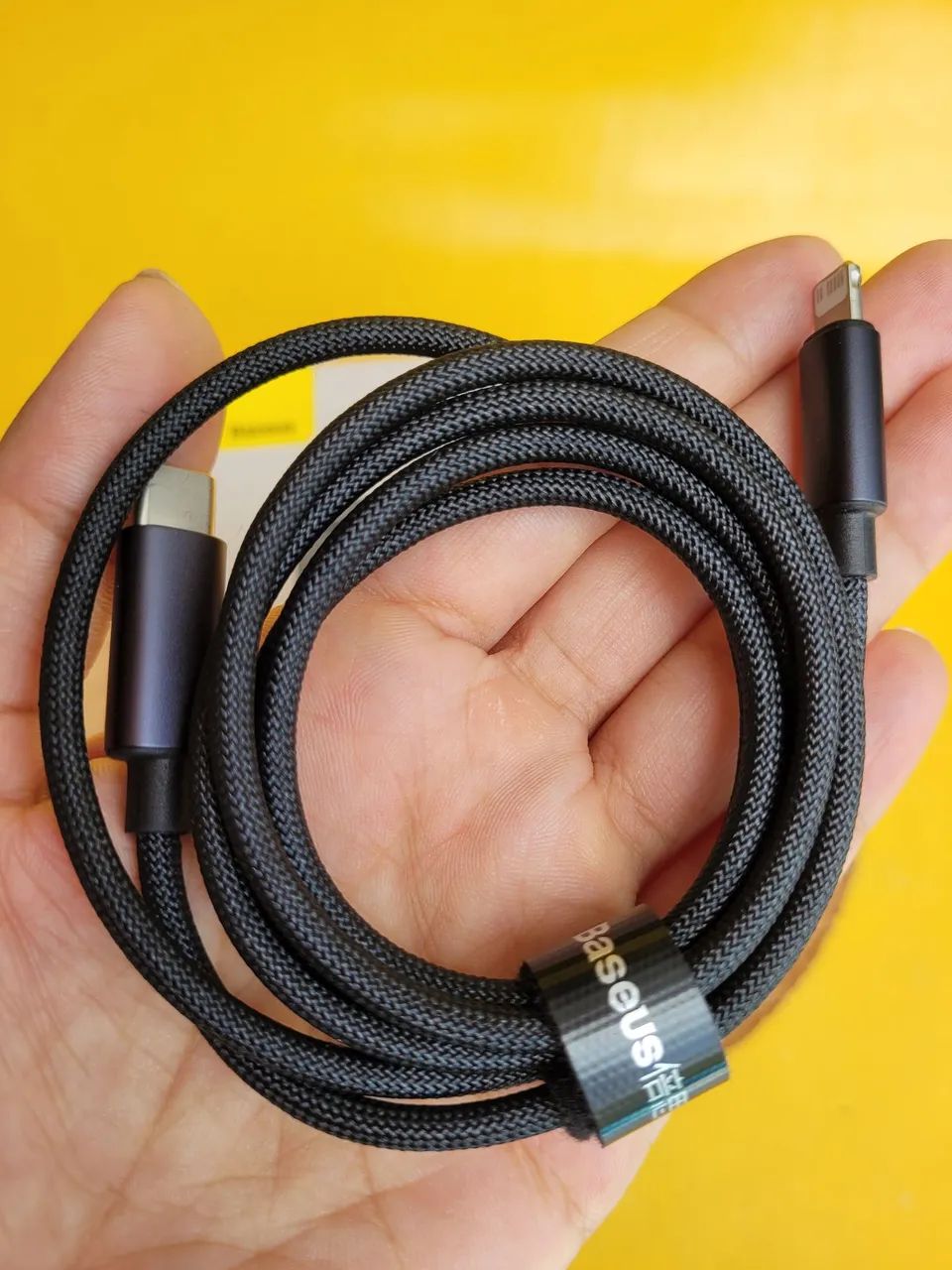 Cabo 20W Baseus para Iphone Tipo-C Lightning Reforçado Turbo 