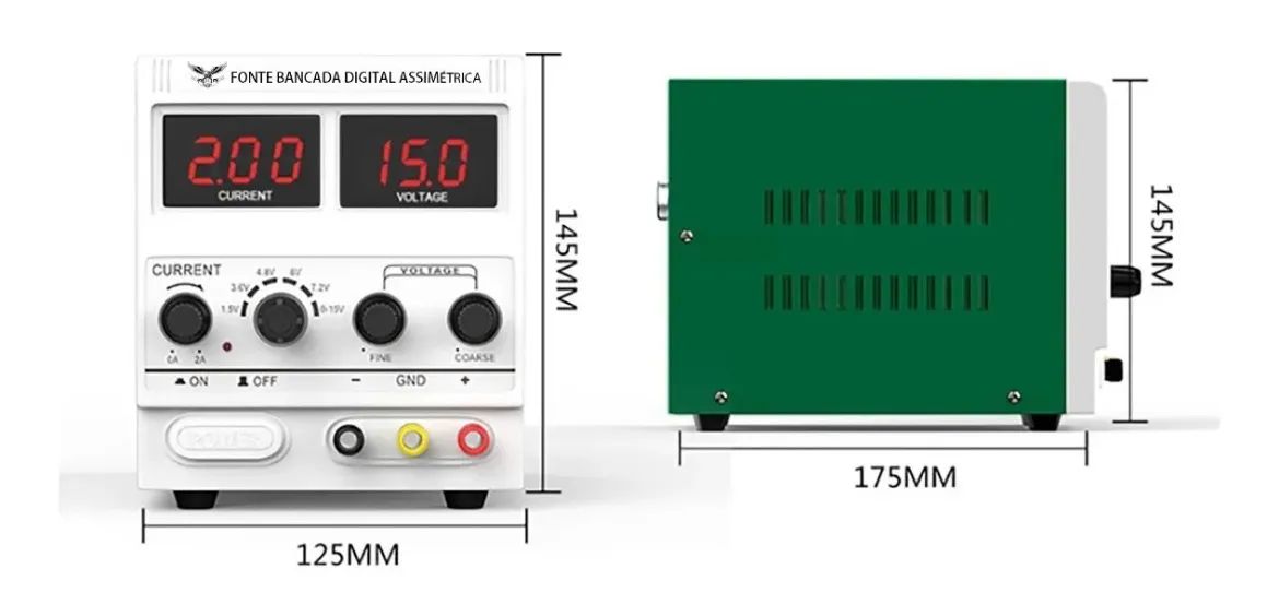 Fonte De Bancada Celular Digital