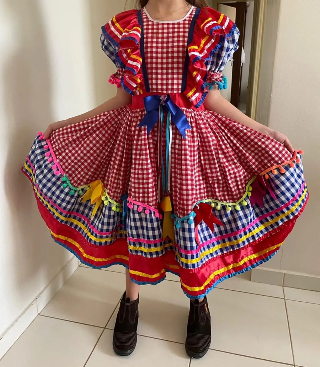 Vestido Infantil Festa Junina - Foto 2