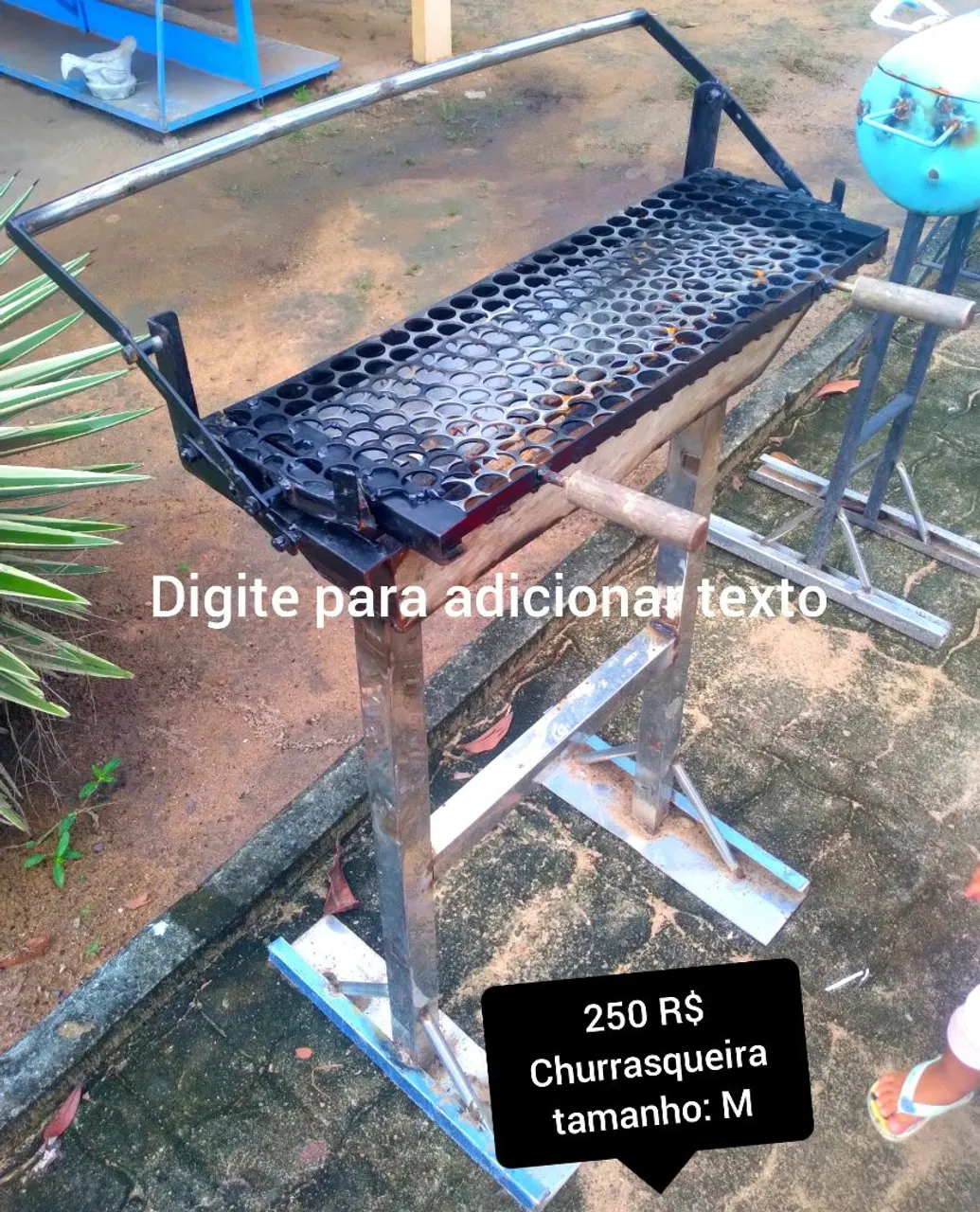 Churrasqueira tamanho M - R$250