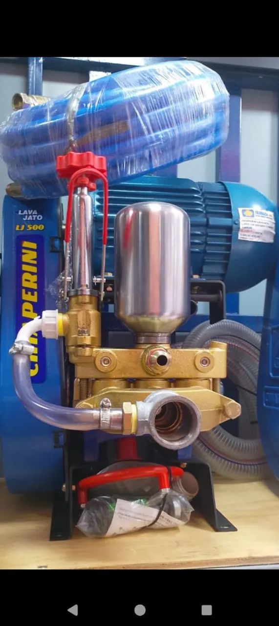 LAVAJATO 5CV TRIF 220/380V 500PSI C/MANG CHIAPERINI