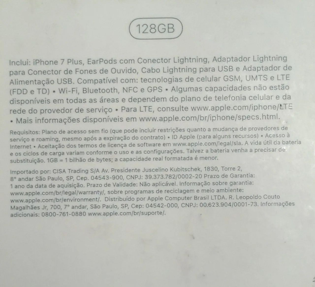 iPhone 7 Plus 128 GB rosa ótimo custo benefício  - Foto 2