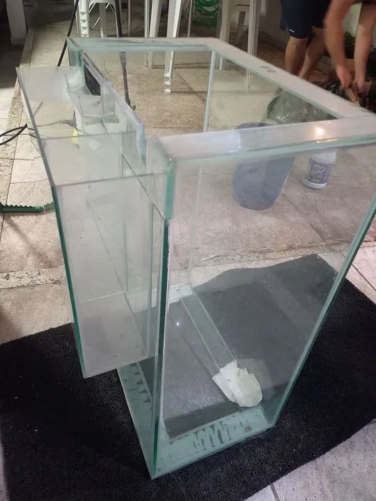 Aquário de vidro 60x40x30 - Foto 4