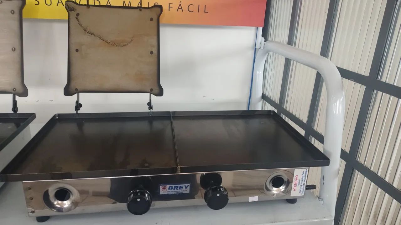 Chapa para lanches - Brey -2 queimadores 