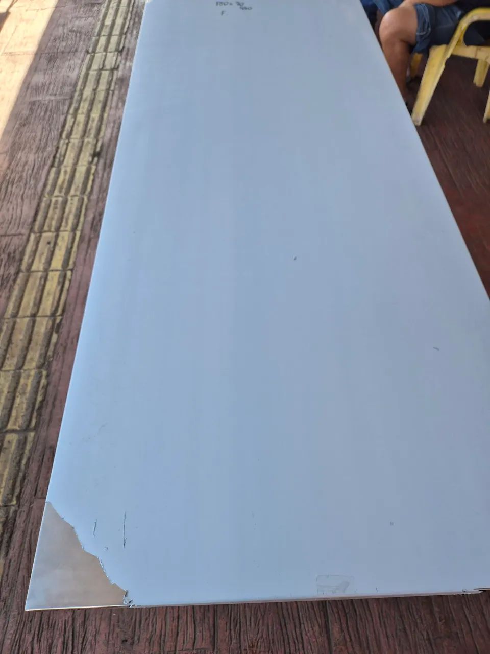 Mesa de Aço Inox para Comércio 180cm por 70cm  - Foto 2